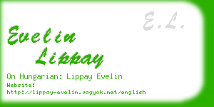 evelin lippay business card